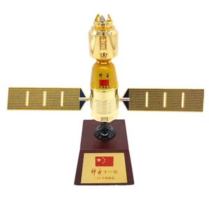 1/80 Shenzhou 11 veicolo spaziale in lega nave spaziale satellite lungo marzo modello razzo - Foto 1 di 9