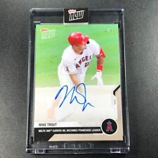 MIKE TROUT 2020 TOPPS NOW #215A AUTOGRAPH AUTO #'D /99 LOS ANGELES ANGELS MLB