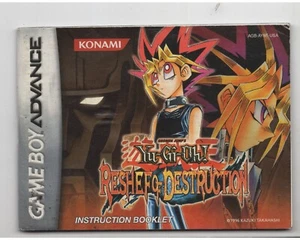 Yugioh Reshef of Destruction GBA MANUAL ONLY Authentic NO TRACKING - Picture 1 of 1