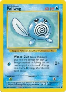 Poliwag Base Set 59/102 Common Pokemon Card NM - Picture 1 of 1