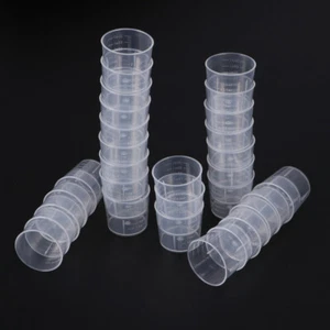 30pcs 30ml Graduated Measuring Cups Transparent Plastic Measuring Tools - Picture 1 of 10