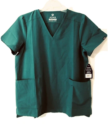 Blusa Médica Adar Addition Talla XL Verde Hunter Cuello en V Ajuste Contemporáneo Nueva con Etiquetas Foto 1 de 4