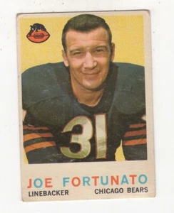 1959 TOPPS FOOTBALL ROOKIE JOE FORTUNATO CHICAGO BEARS #106 - Picture 1 of 2