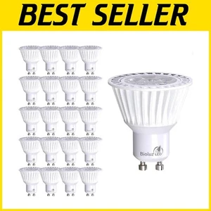 Energy-Efficient 3000K GU10 LED Light Bulbs - 20 Pack with Dimmable Feature - Picture 1 of 9