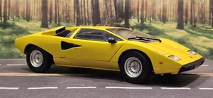 RARE 1/18 Kyosho Lamborghini Countach LP400 Yellow Diecast **READ** - Picture 1 of 18