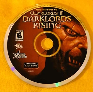 Warlords III 3 Dark Lords Rising PC Game Ubisoft 1998 2002 Disc Only - Picture 1 of 1