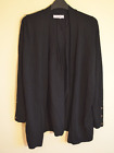 M&S Per Una women's long black cardigan - Small - cosy knit jumper Marks Spencer