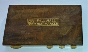 Marcador Whist que data de la década de 1920 llamado Pall Mall en madera oscura - Imagen 1 de 6