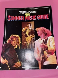 1988 Rolling Stone Magazine SUMMER CONCERT GUIDE Insert Presented By Levi’s 501 - Imagen 1 de 6