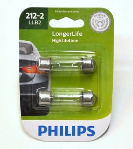 Philips LongerLife 212-2 10W Due Lampadine Tronco Cargo Luce Ricambio Per OE Dot - Picture 1 of 7