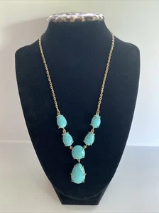 Lucky Brand Women's Turquoise Stone Pendant Necklace - Picture 1 of 5