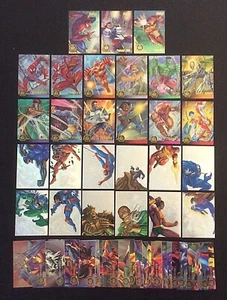 1995 MARVEL FLAIR INSERT CARDS HOLOBLAST CHROMIUM COMIC CARD SINGLES YOU CHOOSE - Picture 1 of 92