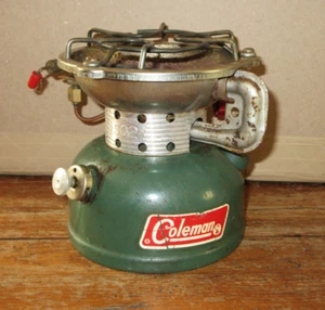 Vintage Coleman 502 Single Burner Camp Stove 8-1971 Tested Works! - Picture 1 of 10