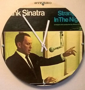 Frank Sinatra Strangers in the Nightt Albumuhr 11,5" rund batteriebetrieben - Bild 1 von 7