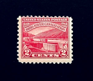 US Stamp - 1929 Ohio River Canalization Sn 681 Mint OG NH r78🔥 - Picture 1 of 2