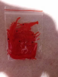 25 x Artificial Fishing bait , Red Shrimps - Picture 1 of 1