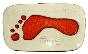 Vintage MCM McCoy SCHERING Advertising Your Feet Must Last a Lifetime - Picture 1 of 4
