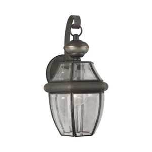 Forte Lighting Dusk 2 Dawn Motion Outdoor Light, Bronze/Beveled - 19007-01-14 - Picture 1 of 1