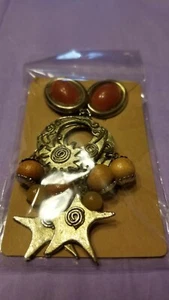 Sun And Stars Pierced Earrings Super In Pack - Picture 1 of 3