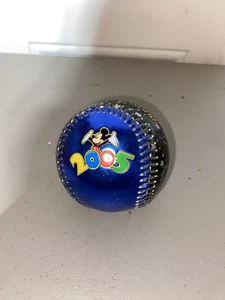 Walt Disney World 2005 Blue Black Mickey Mouse Souvenir Baseball Ball - Picture 1 of 3