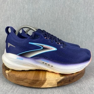 Brooks Glycerin 22 scarpe donna taglia 9 D larghe blu sneakers corsa atletica - Foto 1 di 10