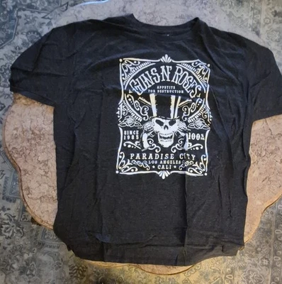 Guns N Roses Paradise City Graphic Bravado Shirt 2XL New Appetite Destruction - Image 1 of 4