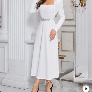 Elegantes Damen Kleid Cocktailkleid Hochzeit Abendkleid im A-Linie Stil - Bild 1 von 3