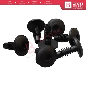 Bross BCF5013 10 Pieces Rear Bumper Clips For Renault Megane Kangoo 7700412446 - Picture 1 of 4