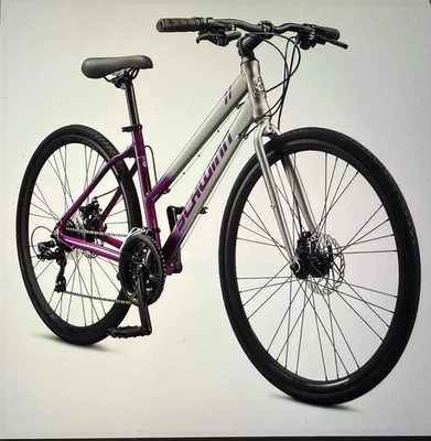 BICICLETA SCHWINN 28" L CIRCUITO MUJER 21 VELOCIDADES GRIS/PÚRPURA S8123TG - GRIS-PÚRPURA Foto 1 de 2