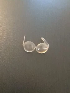 Vintage Barbie durchsichtige Christie Malibu runde Blase Sonnenbrille - Bild 1 von 2