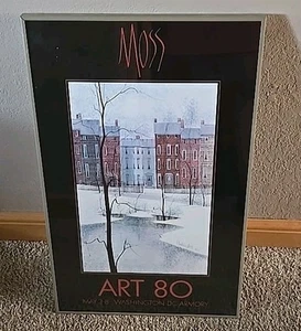 RARE P Buckley Moss Signed Dated Framed Print Art 80 Washington DC 25" X 16" - Picture 1 of 4