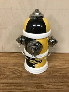 Core & Main 2019 Promo Keramik Hydrant Gelb Schwarz Keksdose 11,5" - Bild 1 von 8