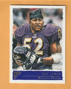 Ray Lewis Baltimore Ravens 2001 Topps Gallery #14 HOF Miami Hurricanes - Picture 1 of 2