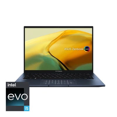 ASUS ZenBook Q409ZA 14" | i5-1240P | 8GB | 256GB SSD | Win11 | Ultrabook Laptop - Image 1 of 4