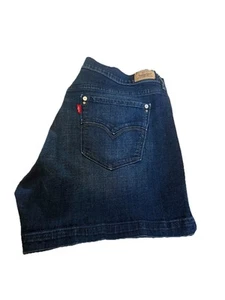 Levis 515 Shorts Dark Wash Womens Size 14 - Picture 1 of 6