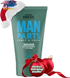 Super Fresh Man Parts Powder Lotion, Talc-Free Anti-Odor Quick-Dry, 118ml - Picture 1 of 12