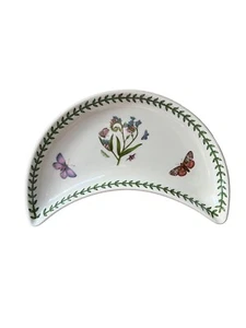 Portmeirion Botanic Garden Forget Me Not Crescent Salad Plate Excellent Shape - Picture 1 of 3