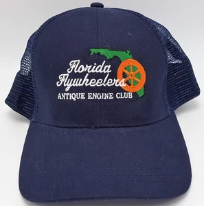 Gorra de sombrero ajustable con correa ajustable para club de motor Florida Flywheelers - Imagen 1 de 3
