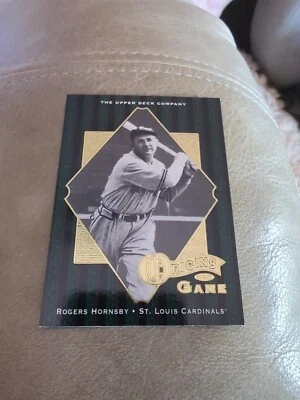 2001 年 Upper Deck 名人堂成员 #57 Rogers Hornsby 圣路易斯红雀名人堂 — 第 1/2 张图片