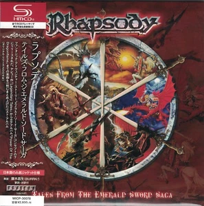 RHAPSODY - Tales From The Emerald Sword Saga Japan Mini LP SHM-CD Luca Turilli - Picture 1 of 1