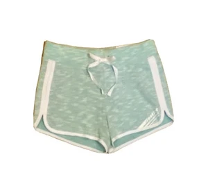 Justice Girl’s Size 8 Logo Knit Dolphin Shorts in Green New with Tags - Picture 1 of 2