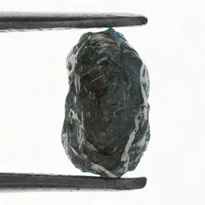 Loose Natural 6.99x6.65x4.76MM 1.25 Carat Blue Rough Diamond - Picture 1 of 2