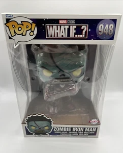 2019 Funko Pop BobbleHead Marvel #948 Zombie Iron Man What If? - Picture 1 of 6