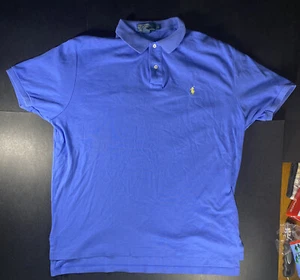 Polo Ralph Lauren Stretch Short Sleeve Golf Shirt Men's XL Light Blue 0034 - Picture 1 of 5