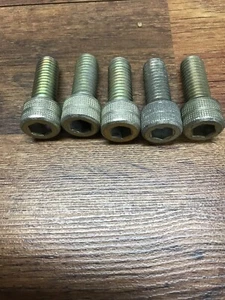 5 Steel Socket Cap Screws, 1/2-13 X 1 1/4 Inches, Full Thread - Picture 1 of 3