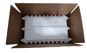 BANDEJA CAJA DE ALMACENAMIENTO DE DISCO DURO DE ESPUMA DE 3,5" PARA 20 DISCOS DUROS (ARRIBA E INFERIOR) - Imagen 1 de 6
