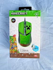 Razer Cobra Lightweight Optical Gaming Mouse w/ Chroma Lighting- Wired Minecraft - Picture 1 of 15