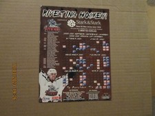 ECHL Trenton Titans Vintage Defunct Circa 2001-2002 Team Logo Magnet Schedule