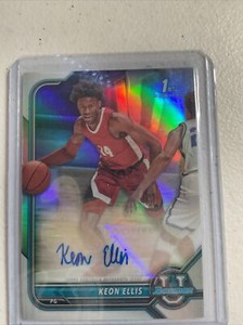 2021-22 Bowman University - Chrome Prospect Autographs Refractor #BCPA-KE...