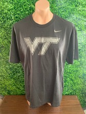 Virginia Tech Hokies Short Sleeve T-Shirt Nike Dark Gray Size XL
